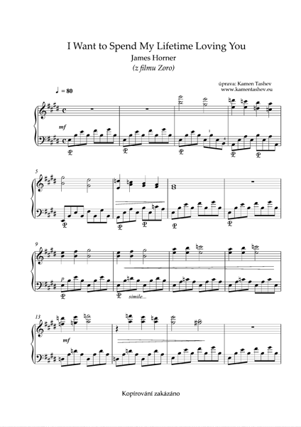 I Want to Spend My Lifetime Loving You (z filmu Zoro)